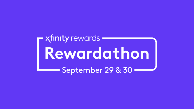 xfinity rewardathon is september 29 and 30